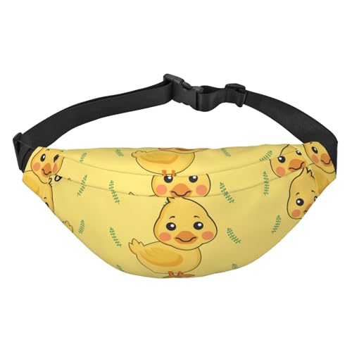 Cartoon-Enten-Reise-Hüfttasche, geeignet für Sport, Laufen, Radfahren, Reisen, Angeln, Jungen, große Crossbody-Hüfttasche Cartoon-Enten-Reise-Hüfttasche, geeignet für Sport, Laufen, Radfahren, Reisen, Angeln, Jungen, große Crossbody-Hüfttasche von WZYCWB