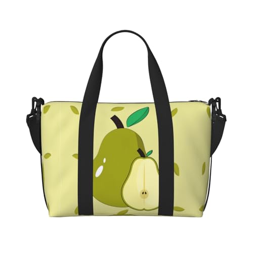 Cartoon Pear Damen Handtaschen Crossbody Reisetasche Casual Handtasche mit Reißverschluss Geeignet für Arbeit Reisen Fitness Reisen von WZYCWB