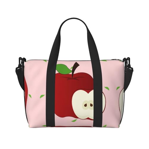 Cartoon Red Fruit Damen-Handtasche/Umhängetasche, lässige Handtasche mit Reißverschluss, geeignet für Arbeit, Reisen, Fitness, Reisen Cartoon Red Fruit Damen-Handtasche/Umhängetasche, lässige Handtasche mit Reißverschluss, geeignet für Arbeit, Reisen, Fitness, Reisen von WZYCWB