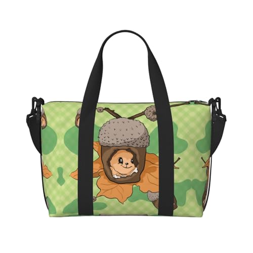 Cartoon Squirrel Damen Handheld Crossbody Reisetasche Casual Handtasche mit Reißverschluss Geeignet für Arbeit Reisen Fitness Reisen Schwarz Einheitsgröße Cartoon Squirrel Damen Handheld Crossbody Reisetasche Casual Handtasche mit Reißverschluss Geeignet für Arbeit Reisen Fitness Reisen Schwarz Einheitsgröße von WZYCWB
