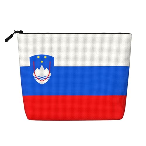 Damen Kultur- und Kosmetiktasche Flagge Sloweniens Unisex Kulturbeutel Aufbewahrungstasche Körperpflege Aufbewahrungstasche Damen Kultur- und Kosmetiktasche Flagge Sloweniens Unisex Kulturbeutel Aufbewahrungstasche Körperpflege Aufbewahrungstasche von WZYCWB