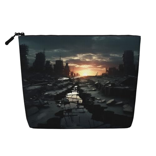 Dark Skies Damen Kultur- und Kosmetiktasche, Unisex-Kulturbeutel, Aufbewahrungstasche für Körperpflege Dark Skies Damen Kultur- und Kosmetiktasche, Unisex-Kulturbeutel, Aufbewahrungstasche für Körperpflege von WZYCWB