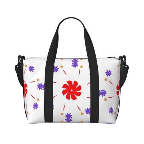 Eight-way rotating flower Women's Handheld Crossbody Travel Bag Casual Handbag with Zipper Suitable for Work Travel Fitness Travel Eight-way rotating flower Women's Handheld Crossbody Travel Bag Casual Handbag with Zipper Suitable for Work Travel Fitness Travel von WZYCWB