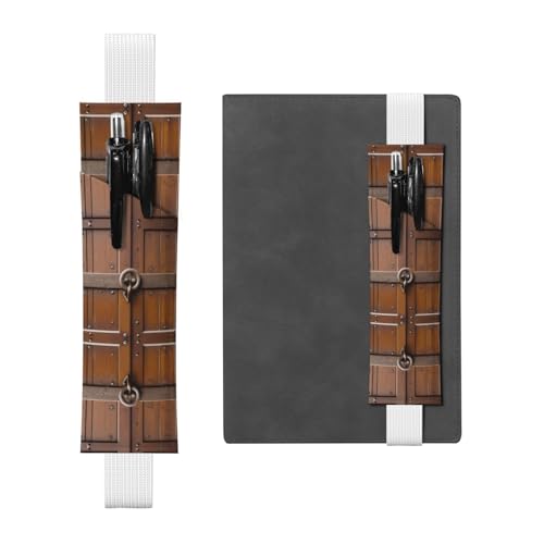 Ein altes Tagebuch mit Holztür, PVC-Stifthalter und Stifthalter mit Gummibändern und Lesezeichen sind die beste Geschenkidee. von WZYCWB