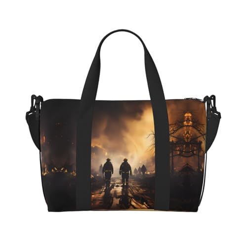 Firefighters fighting fires Damen Handheld Crossbody Reisetasche Casual Handtasche mit Reißverschluss Geeignet für Arbeit, Reisen, Fitness, Reisen Firefighters fighting fires Damen Handheld Crossbody Reisetasche Casual Handtasche mit Reißverschluss Geeignet für Arbeit, Reisen, Fitness, Reisen von WZYCWB