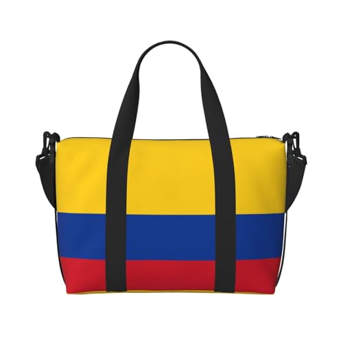 Flag of Colombia Damen Handheld Crossbody Reisetasche Casual Handtasche mit Reißverschluss Geeignet für Arbeit Reisen Fitness Reisen Flag of Colombia Damen Handheld Crossbody Reisetasche Casual Handtasche mit Reißverschluss Geeignet für Arbeit Reisen Fitness Reisen von WZYCWB