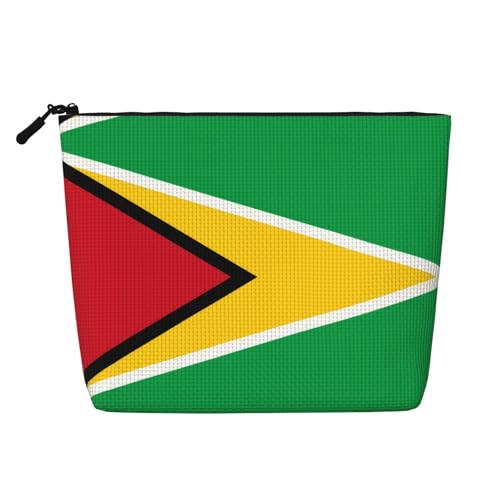 Flag of Guyana Damen Kultur- und Kosmetiktasche, Unisex-Kulturbeutel, Aufbewahrungstasche für Körperpflege Flag of Guyana Damen Kultur- und Kosmetiktasche, Unisex-Kulturbeutel, Aufbewahrungstasche für Körperpflege von WZYCWB