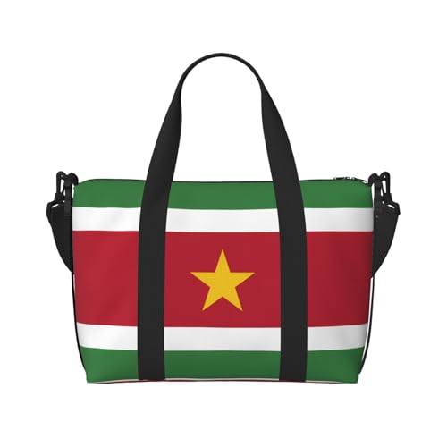 Flag of Suriname Damen Handtasche Crossbody Reisetasche Casual Handtasche mit Reißverschluss Geeignet für Arbeit Reisen Fitness Reisen von WZYCWB