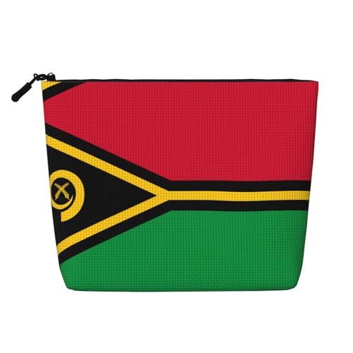 Flag of Vanuatu Damen Kultur- und Kosmetiktasche, Unisex-Kulturbeutel, Aufbewahrungstasche für Körperpflege, Schwarz, Einheitsgröße Flag of Vanuatu Damen Kultur- und Kosmetiktasche, Unisex-Kulturbeutel, Aufbewahrungstasche für Körperpflege, Schwarz, Einheitsgröße von WZYCWB