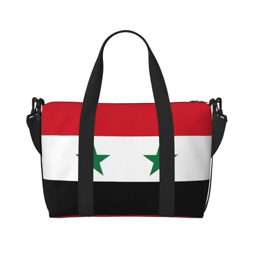 Flagge der Syrien Arabische Republik Damen Handtaschen Crossbody Reisetasche Casual Handtasche mit Reißverschluss Geeignet für Arbeit Reisen Fitness Reisen Flagge der Syrien Arabische Republik Damen Handtaschen Crossbody Reisetasche Casual Handtasche mit Reißverschluss Geeignet für Arbeit Reisen Fitness Reisen von WZYCWB