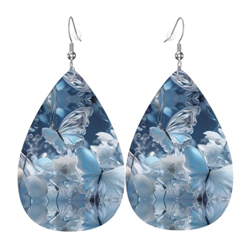 Flatternde Schmetterlings-Leder-Ohrringe, europäischer und amerikanischer Stil, Ohrringe für junge Frauen, Geburtstagsgeschenke/Valentinstagsgeschenke Flatternde Schmetterlings-Leder-Ohrringe, europäischer und amerikanischer Stil, Ohrringe für junge Frauen, Geburtstagsgeschenke/Valentinstagsgeschenke von WZYCWB