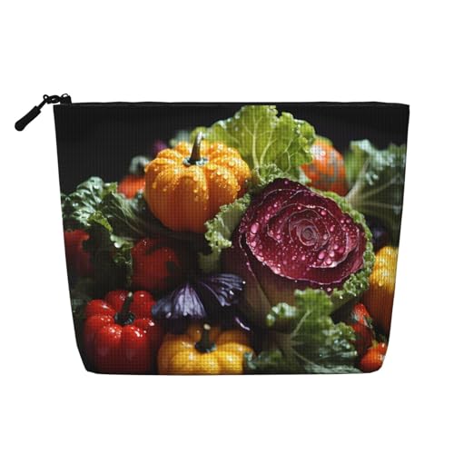 Fresh Cabbage Damen Kultur- und Kosmetiktasche, Unisex-Kulturbeutel, Aufbewahrungstasche für Körperpflege Fresh Cabbage Damen Kultur- und Kosmetiktasche, Unisex-Kulturbeutel, Aufbewahrungstasche für Körperpflege von WZYCWB