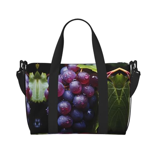 Fresh Grapes Damen Handtasche Crossbody Reisetasche Casual Handtasche mit Reißverschluss Geeignet für Arbeit Reisen Fitness Reisen Fresh Grapes Damen Handtasche Crossbody Reisetasche Casual Handtasche mit Reißverschluss Geeignet für Arbeit Reisen Fitness Reisen von WZYCWB