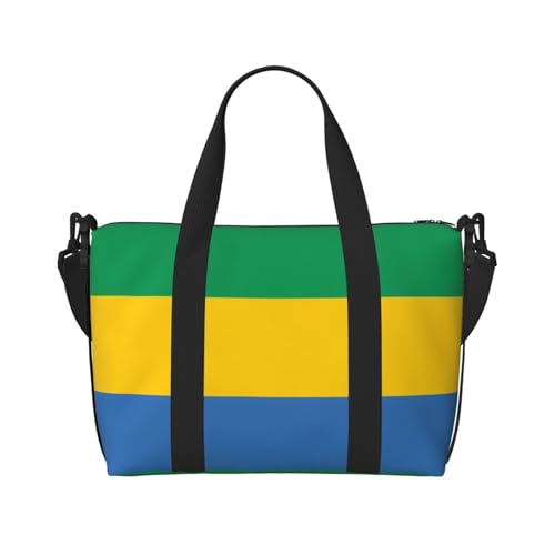 Gabunesische Flagge Damen Handtasche Crossbody Reisetasche Casual Handtasche mit Reißverschluss Geeignet für Arbeit Reisen Fitness Reisen Schwarz Einheitsgröße Gabunesische Flagge Damen Handtasche Crossbody Reisetasche Casual Handtasche mit Reißverschluss Geeignet für Arbeit Reisen Fitness Reisen Schwarz Einheitsgröße von WZYCWB