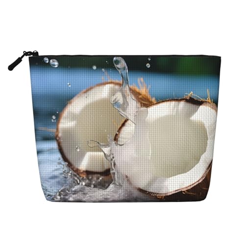 Große Kokosnüsse Damen Kultur- und Kosmetiktasche, Unisex-Kulturbeutel, Aufbewahrungstasche für Körperpflege Große Kokosnüsse Damen Kultur- und Kosmetiktasche, Unisex-Kulturbeutel, Aufbewahrungstasche für Körperpflege von WZYCWB