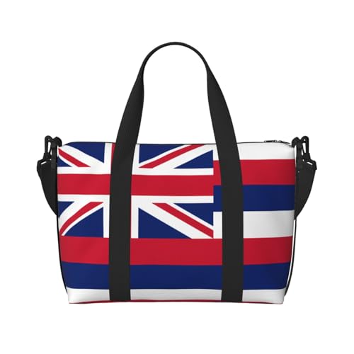 Hawaii Flag Damen Handheld Crossbody Reisetasche Casual Handtasche mit Reißverschluss Geeignet für Arbeit Reisen Fitness Reisen Schwarz Einheitsgröße Hawaii Flag Damen Handheld Crossbody Reisetasche Casual Handtasche mit Reißverschluss Geeignet für Arbeit Reisen Fitness Reisen Schwarz Einheitsgröße von WZYCWB