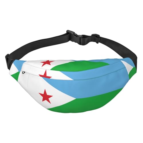 Hüfttasche mit Flagge von Dschibuti, geeignet für Sport, Laufen, Radfahren, Reisen, Angeln, Jungen, große Crossbody-Hüfttasche Hüfttasche mit Flagge von Dschibuti, geeignet für Sport, Laufen, Radfahren, Reisen, Angeln, Jungen, große Crossbody-Hüfttasche von WZYCWB