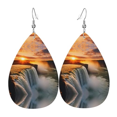 Interessante Wasserfall-Leder-Ohrringe, europäischer und amerikanischer Stil, Ohrringe für junge Frauen, Geburtstagsgeschenke/Valentinstagsgeschenke Interessante Wasserfall-Leder-Ohrringe, europäischer und amerikanischer Stil, Ohrringe für junge Frauen, Geburtstagsgeschenke/Valentinstagsgeschenke von WZYCWB