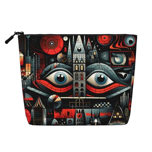 Kasbah Style Damen Kultur- und Kosmetiktasche, Unisex Kulturbeutel, Aufbewahrungstasche für Körperpflege Kasbah Style Damen Kultur- und Kosmetiktasche, Unisex Kulturbeutel, Aufbewahrungstasche für Körperpflege von WZYCWB