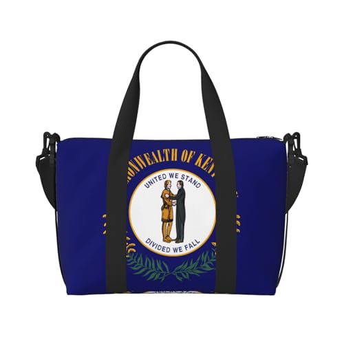 Kentucky Staatsflagge Damen Handtasche Crossbody Reisetasche Casual Handtasche mit Reißverschluss Geeignet für Arbeit, Reisen, Fitness, Reisen Kentucky Staatsflagge Damen Handtasche Crossbody Reisetasche Casual Handtasche mit Reißverschluss Geeignet für Arbeit, Reisen, Fitness, Reisen von WZYCWB
