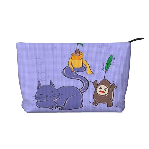 Kosmetiktasche aus Kord, mit Sonnenblumenkernen und Katzen. Tragbare Geldbörse mit Reißverschluss, geeignet für Reisen und die tägliche Aufbewahrung von Kosmetika Kosmetiktasche aus Kord, mit Sonnenblumenkernen und Katzen. Tragbare Geldbörse mit Reißverschluss, geeignet für Reisen und die tägliche Aufbewahrung von Kosmetika von WZYCWB