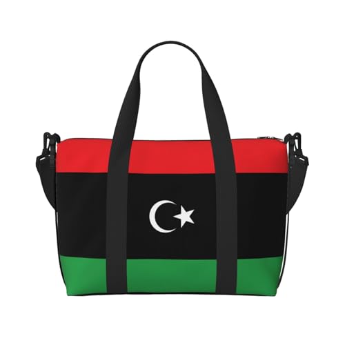 Libysche Flagge Damen Handtasche Crossbody Reisetasche Casual Handtasche mit Reißverschluss Geeignet für Arbeit Reisen Fitness Reisen Libysche Flagge Damen Handtasche Crossbody Reisetasche Casual Handtasche mit Reißverschluss Geeignet für Arbeit Reisen Fitness Reisen von WZYCWB