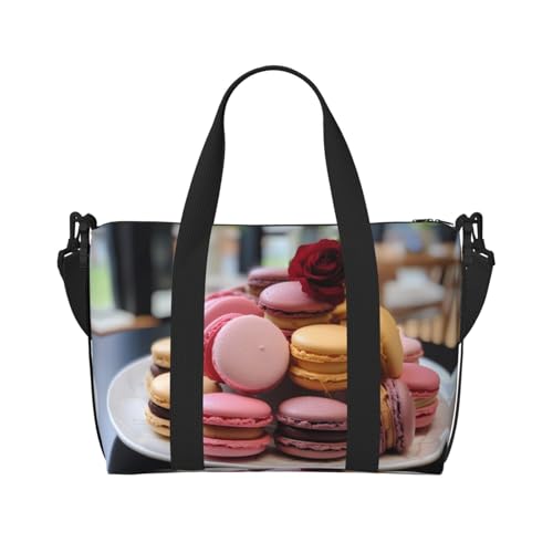 Macaron Dessert Damen Handtasche Crossbody Reisetasche Casual Handtasche mit Reißverschluss Geeignet für Arbeit Reisen Fitness Reisen Macaron Dessert Damen Handtasche Crossbody Reisetasche Casual Handtasche mit Reißverschluss Geeignet für Arbeit Reisen Fitness Reisen von WZYCWB