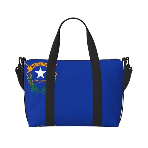 Nevada Staatsflagge Damen Handtasche Crossbody Reisetasche Casual Handtasche mit Reißverschluss Geeignet für Arbeit Reisen Fitness Reisen von WZYCWB