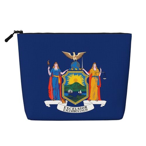 New York Flag Damen Kultur- und Kosmetiktasche, Unisex Kulturbeutel, Aufbewahrungstasche für Körperpflege New York Flag Damen Kultur- und Kosmetiktasche, Unisex Kulturbeutel, Aufbewahrungstasche für Körperpflege von WZYCWB