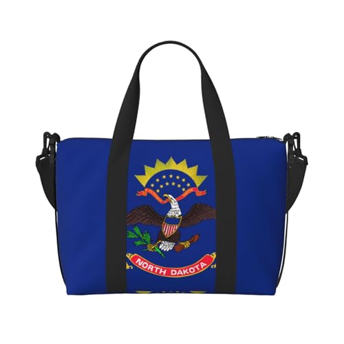 North Dakota State Flag Damen Handtaschen Crossbody Reisetasche Casual Handtasche mit Reißverschluss Geeignet für Arbeit Reisen Fitness Reisen North Dakota State Flag Damen Handtaschen Crossbody Reisetasche Casual Handtasche mit Reißverschluss Geeignet für Arbeit Reisen Fitness Reisen von WZYCWB
