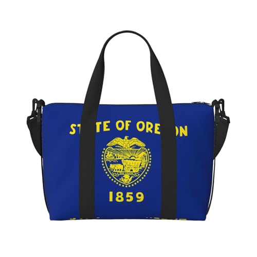 Oregon Staatsflagge Damen Handtasche Crossbody Reisetasche Casual Handtasche mit Reißverschluss Geeignet für Arbeit Reisen Fitness Reisen von WZYCWB