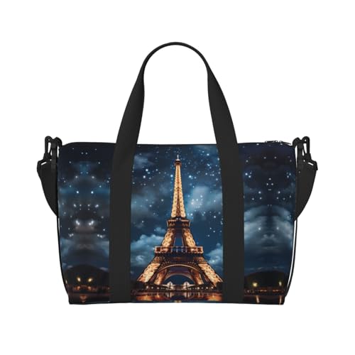 Paris Tower Damen Handtasche Crossbody Reisetasche Casual Handtasche mit Reißverschluss Geeignet für Arbeit Reisen Fitness Reisen Paris Tower Damen Handtasche Crossbody Reisetasche Casual Handtasche mit Reißverschluss Geeignet für Arbeit Reisen Fitness Reisen von WZYCWB