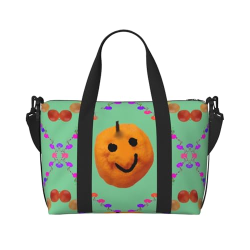 Smiley Citrus Damen Handtaschen Crossbody Reisetasche Casual Handtasche mit Reißverschluss Geeignet für Arbeit Reisen Fitness Reisen von WZYCWB