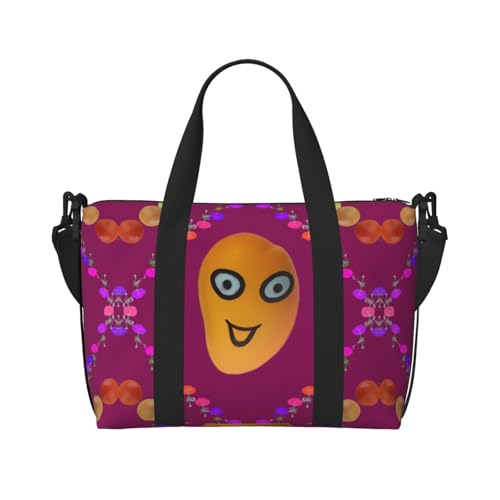 Smiley Mango Damen Handtasche Crossbody Reisetasche Casual Handtasche mit Reißverschluss Geeignet für Arbeit Reisen Fitness Reisen Smiley Mango Damen Handtasche Crossbody Reisetasche Casual Handtasche mit Reißverschluss Geeignet für Arbeit Reisen Fitness Reisen von WZYCWB
