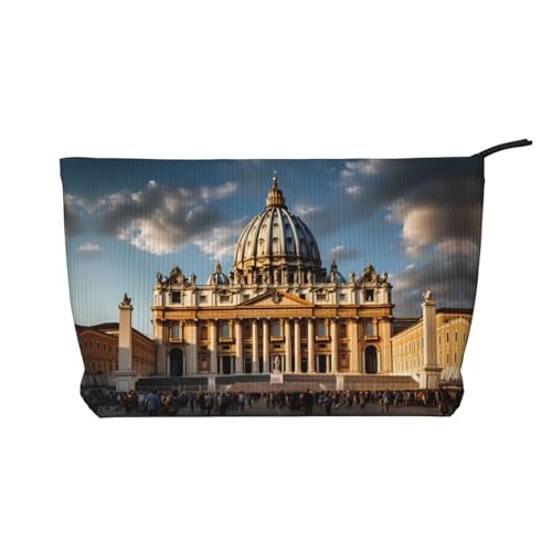 St. Peter's Basilica Damen-Kosmetiktasche, tragbare Geldbörse mit Reißverschluss, geeignet für Reisen und die tägliche Aufbewahrung von Kosmetika St. Peter's Basilica Damen-Kosmetiktasche, tragbare Geldbörse mit Reißverschluss, geeignet für Reisen und die tägliche Aufbewahrung von Kosmetika von WZYCWB