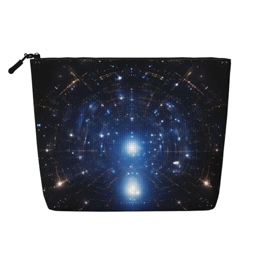 Sternenhimmel Damen Kultur- und Kosmetiktasche, Unisex-Kulturbeutel, Aufbewahrungstasche für Körperpflege, Schwarz, Einheitsgröße Sternenhimmel Damen Kultur- und Kosmetiktasche, Unisex-Kulturbeutel, Aufbewahrungstasche für Körperpflege, Schwarz, Einheitsgröße von WZYCWB