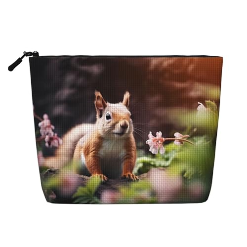 Süßes Eichhörnchen Damen Kultur- und Kosmetiktasche, Unisex-Kulturbeutel, Aufbewahrungstasche für Körperpflege Süßes Eichhörnchen Damen Kultur- und Kosmetiktasche, Unisex-Kulturbeutel, Aufbewahrungstasche für Körperpflege von WZYCWB