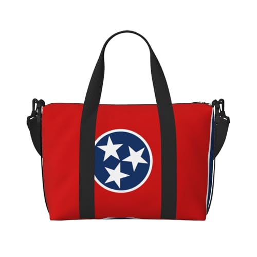 Tennessee Staatsflagge Damen Handtasche Crossbody Reisetasche Casual Handtasche mit Reißverschluss Geeignet für Arbeit Reisen Fitness Reisen von WZYCWB