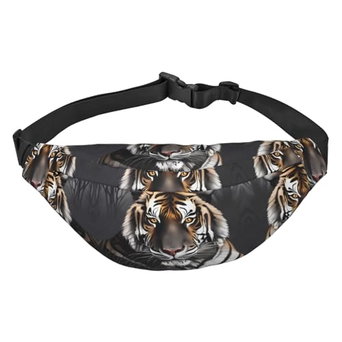 Tiger at Rest Reise-Hüfttasche, geeignet für Sport, Laufen, Radfahren, Reisen, Angeln, Jungen, große Crossbody-Hüfttasche Tiger at Rest Reise-Hüfttasche, geeignet für Sport, Laufen, Radfahren, Reisen, Angeln, Jungen, große Crossbody-Hüfttasche von WZYCWB