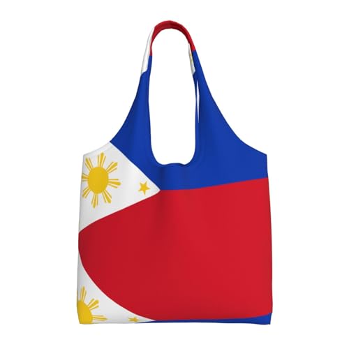 WZYCWB Bedruckte Canvas-Tasche mit philippinischer Flagge, modische Alltagstasche, geeignet für den täglichen Gebrauch und zum Einkaufen WZYCWB Bedruckte Canvas-Tasche mit philippinischer Flagge, modische Alltagstasche, geeignet für den täglichen Gebrauch und zum Einkaufen von WZYCWB