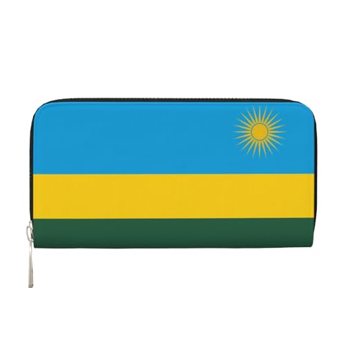 WZYCWB Bedruckte Geldbörse mit Reißverschluss von Ruanda, perfekt für Reisen, Business und den Alltag. Hält Handys und Bargeld. von WZYCWB