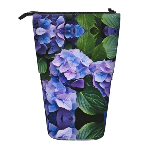 WZYCWB Bedruckter einziehbarer Stifthalter mit Hortensien in Bloom für Wohnheim oder Büro. von WZYCWB