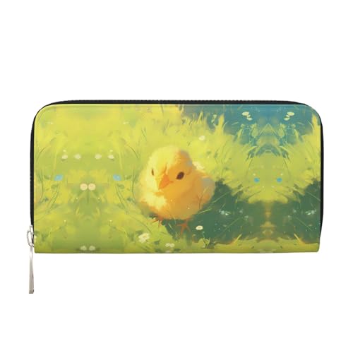 WZYCWB Chicks bedruckte Geldbörse mit Reißverschluss, perfekt für Reisen, Business und Alltag. Hält Handys und Bargeld. von WZYCWB