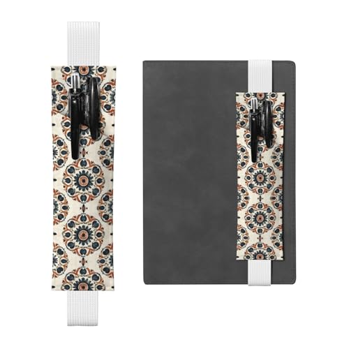 WZYCWB Datura Flower Diary Federmäppchen, PVC-Stifthalter und Stifthalter mit Gummibändern und Lesezeichen sind die beste Geschenkwahl. von WZYCWB