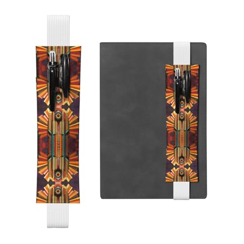 WZYCWB Dekorative Art Diary Federmäppchen, PVC-Stifthalter und Stifthalter mit Gummibändern und Lesezeichen sind die beste Geschenkwahl. von WZYCWB