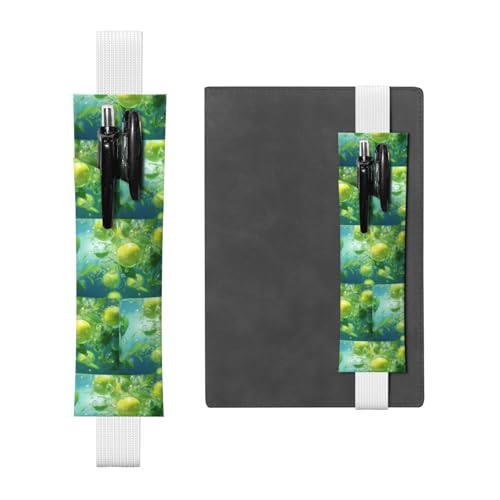 WZYCWB Delicious Lime Diary Federmäppchen, PVC-Stifthalter und Stifthalter mit Gummibändern und Lesezeichen sind die beste Geschenkwahl. von WZYCWB