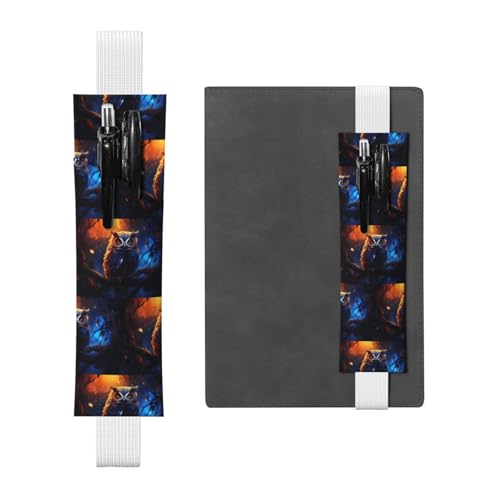 WZYCWB Demure Owl Diary Federmäppchen, PVC-Stifthalter und Stifthalter mit Gummibändern und Lesezeichen sind die beste Geschenkwahl. von WZYCWB