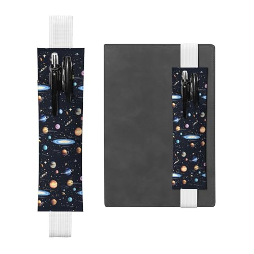 WZYCWB Die Solar Family Diary Federmäppchen, PVC-Stifthalter und Stifthalter mit Gummibändern und Lesezeichen sind die beste Geschenkwahl. von WZYCWB