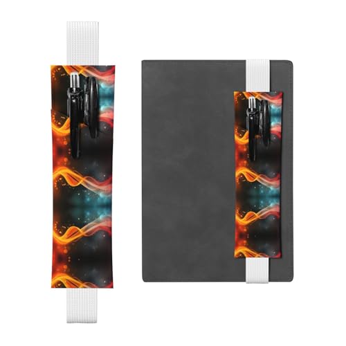 WZYCWB Energy Flow Diary Federmäppchen, PVC-Stifthalter und Stifthalter mit Gummibändern und Lesezeichen sind die beste Geschenkwahl. von WZYCWB