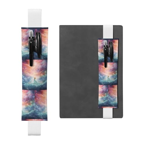 WZYCWB Fantasy Paradise Space Diary Federmäppchen, PVC-Stifthalter und Stifthalter mit Gummibändern und Lesezeichen sind die beste Geschenkwahl. von WZYCWB